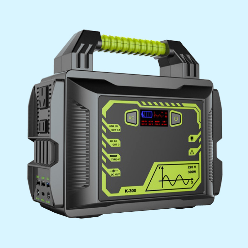 小巧便携备用户外移动电源300W,广泛用于疫情期间外户小型呼吸机的备用电源
