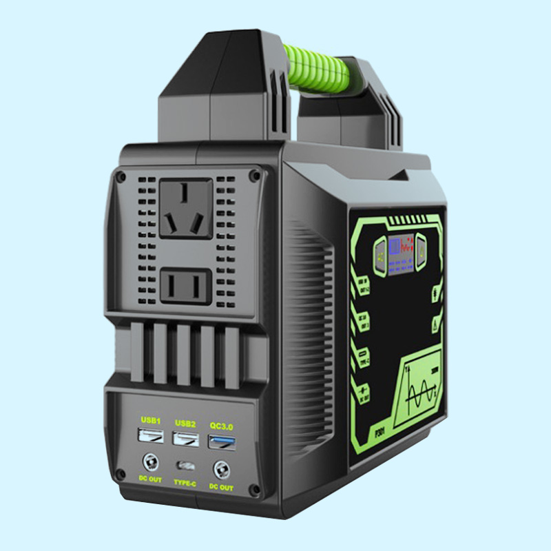 小巧便携备用户外移动电源300W,广泛用于疫情期间外户小型呼吸机的备用电源