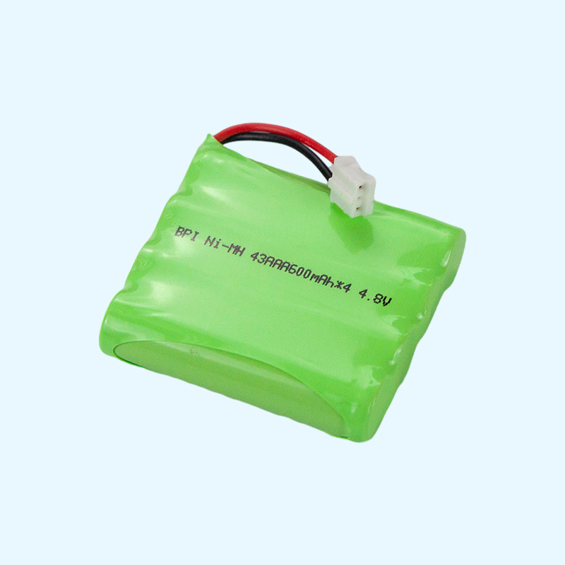 【游戏手柄】镍氢7号电池组，NNi-MH 43AAA600mAhx4，4.8v厂家定制