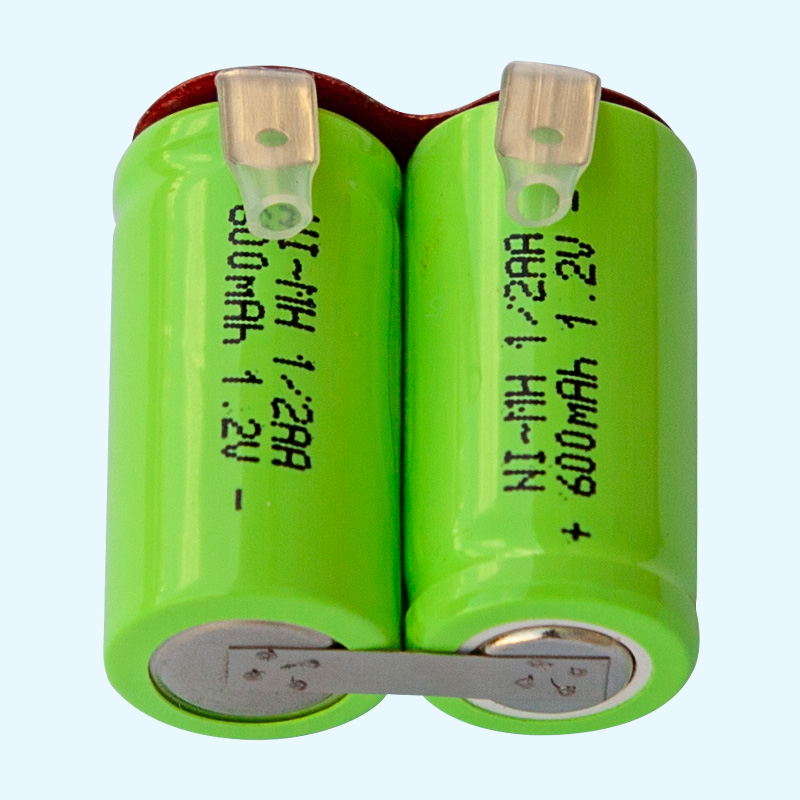 须刀充电电池，1/2AA600mAh*2镍氢电池组,安全,循环寿命长,低内阻,大电流,小体积