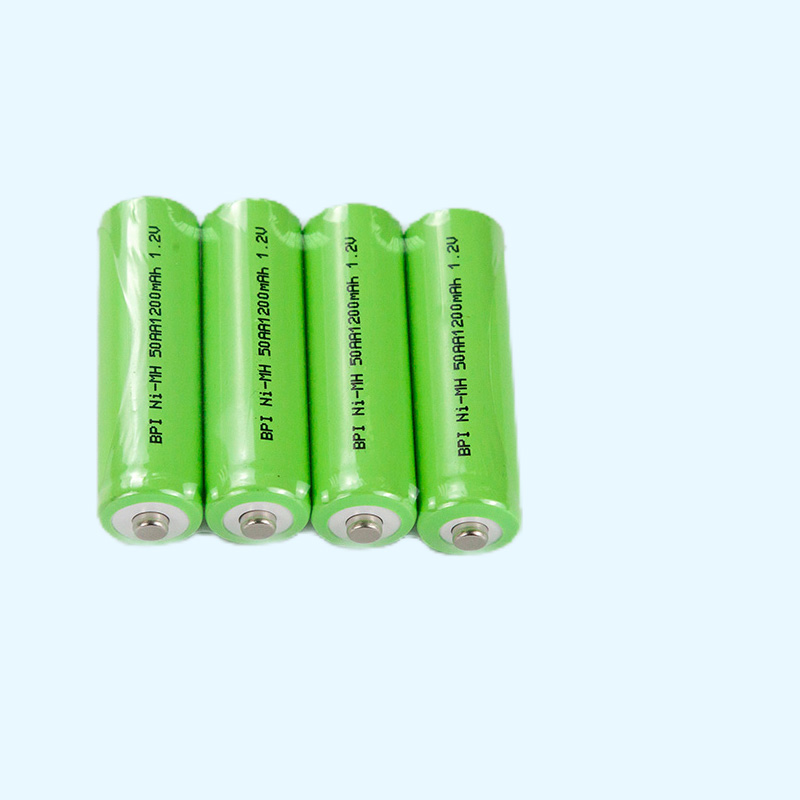 镍氢电池50AA1200毫安,5号充电电池,儿童玩具太阳能灯智能门锁电池厂家