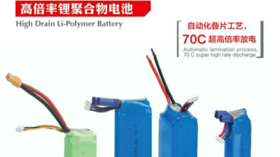 BPI高倍率聚合物铝电池 70C超高倍率放电！